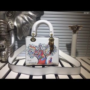 Women's leather shoulder bag VIVE